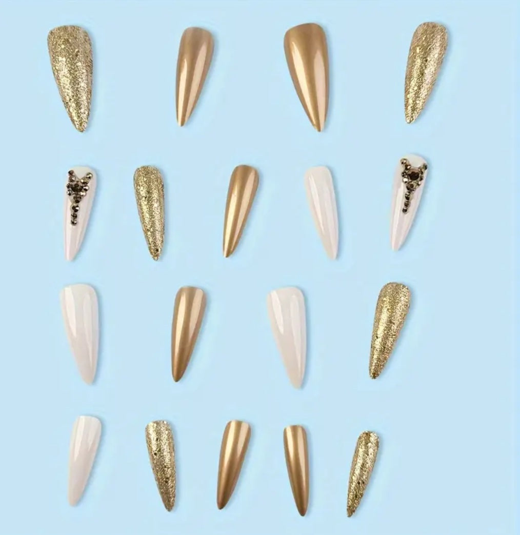 Golden Era Press On Nail Set