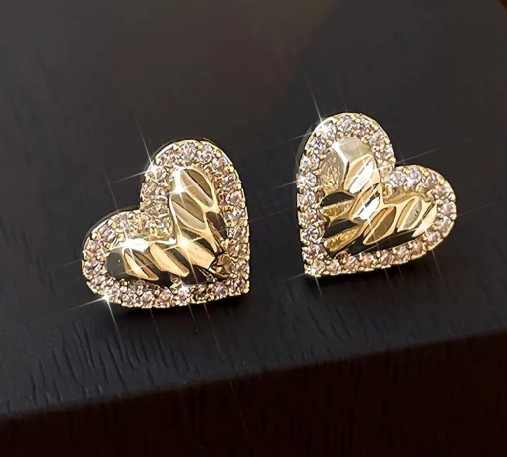 Heart Glacier Earrings