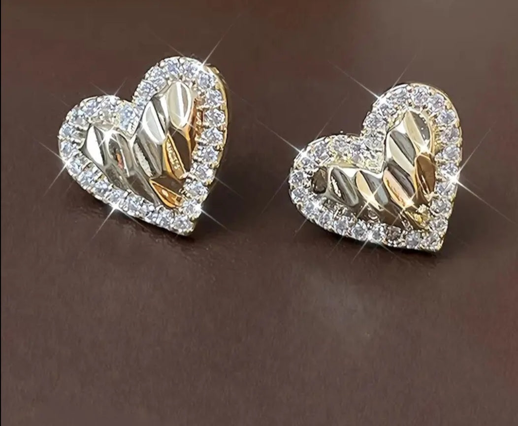 Heart Glacier Earrings