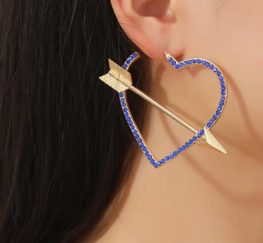 Blue Cupid Earrings