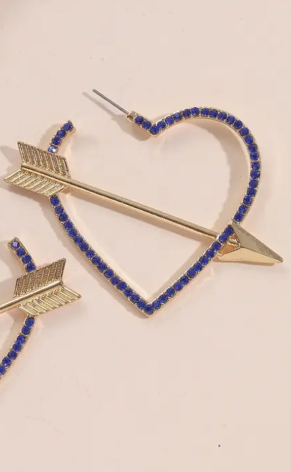 Blue Cupid Earrings